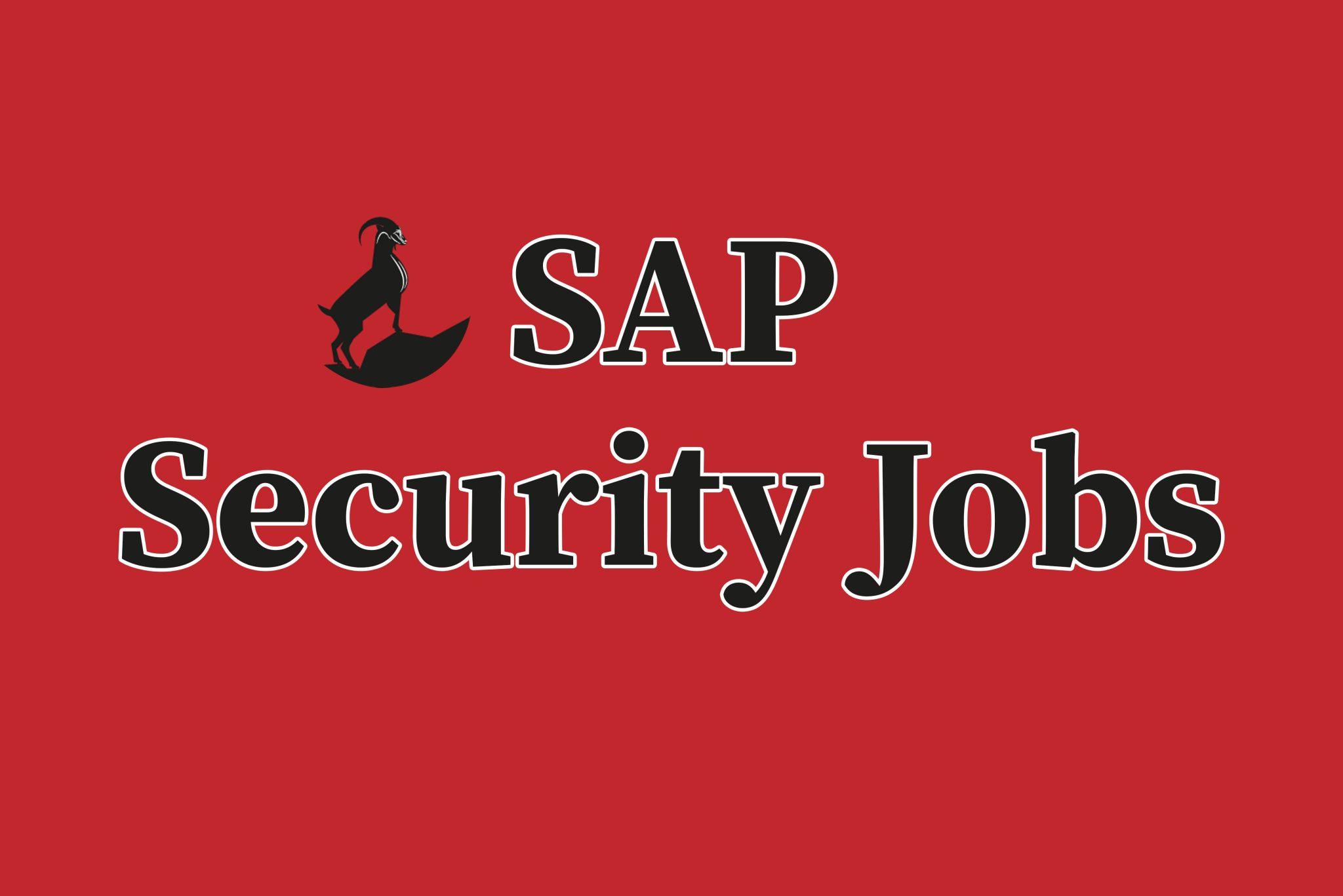 Sap Security Job Openings